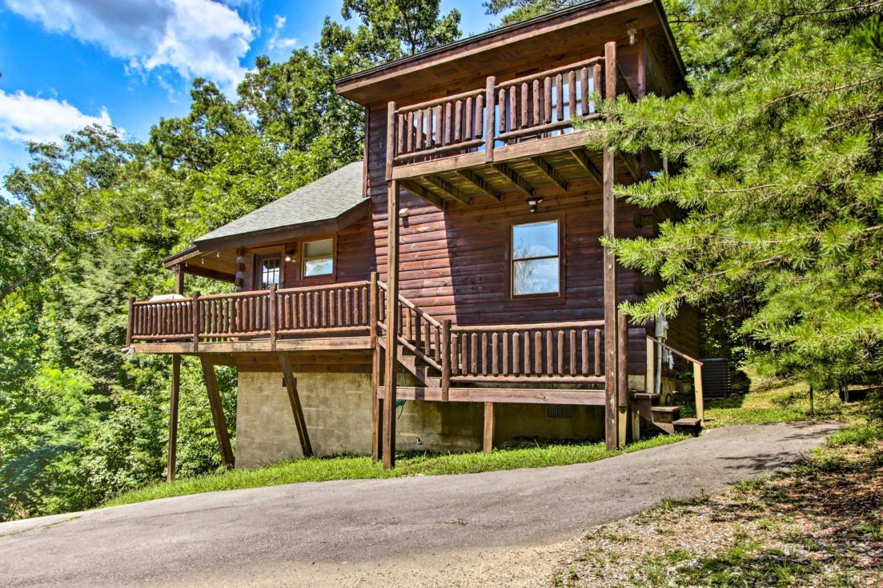 Cabin With Hot Tub And Deck About 12 Mi To Pigeon Forge! سيفيرفيل المظهر الخارجي الصورة